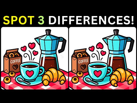 Видео: 😍Три отличия в игре: спрятаны. Перехитрите эту головоломку⚡【#386 Игра-головоломка «Найди 3 отличия»】