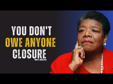 Видео: Вы никому не должны закрытие | МАЙЯ ЭНДЖЕЛУ