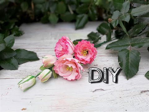 Видео: Эустома из фоамирана/DIY/Anna Shusta.