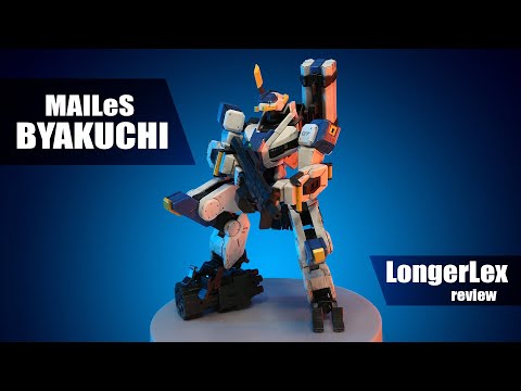 Видео: Обзор мехи HG MAILeS Byakuchi. Мой первый Bandai.