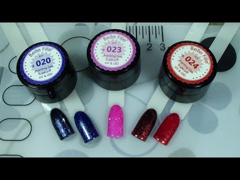 Видео: Гель краска Космос c Aliexpress Belle Fille!