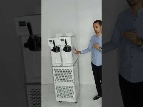 Видео: Большой обзор фризера для мягкого мороженого от производства Just Apple