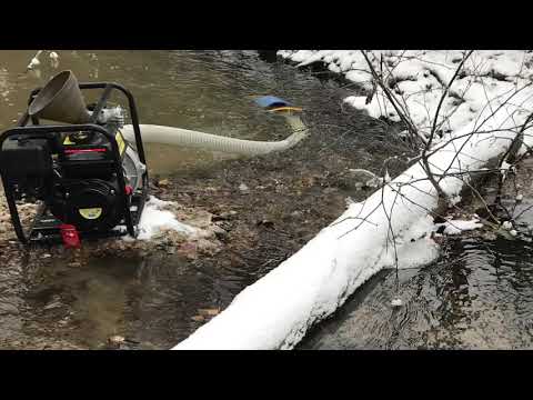 Видео: Шланг всаса у мотопомпы. Вольным старателям.