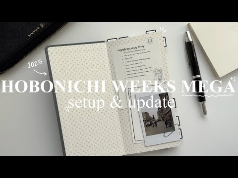 Видео: Мега-настройка и обновление недель Hobonichi 2025