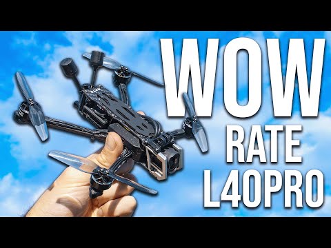 Видео: Невероятный 4-дюймовый FPV-дрон с дальним радиусом действия (до 250 г)! Оцените L40Pro