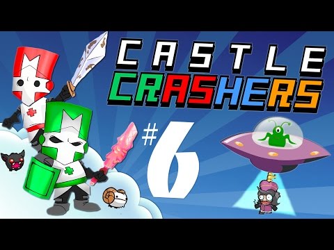 Видео: Castle Crashers - Девятый Босс Машина Механического Замка - Механический Замок #6