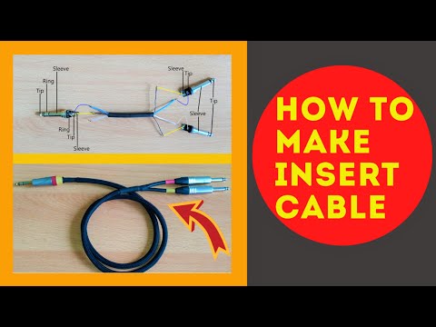 Видео: Как сделать вставной кабель | Y- кабельный разветвитель