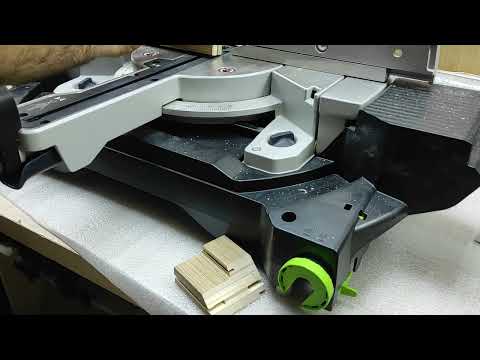 Видео: Часть 2 Распил под разными углами FESTOOL KC60 без пыли