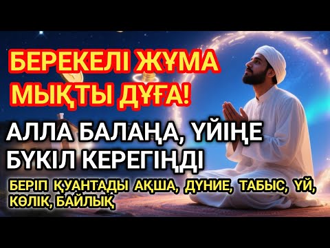 Видео: 🕋БЕРЕКЕЛІ ЖҰМА күні ең құдіретті дұға! Алла тілегіңді және балаңа жақсылық нәсіп етсін, иншаАлла