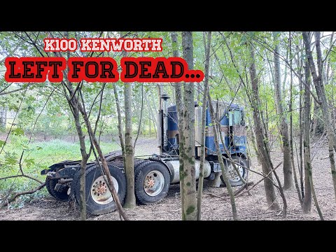 Видео: ЗАБРОШЕННЫЙ Kenworth K100 Оставлен умирать. Посмотрим, вернётся ли он к жизни!!
