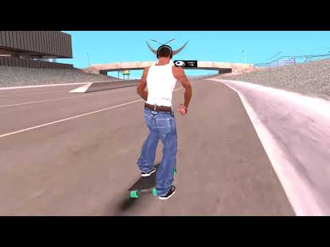 Видео: УЕЗЖАЮ НА СКЕЙТЕ ОТ КОПОВ С 7 ЗВЁЗДАМИ в GTA SAMP