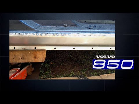 Видео: Ремонтируем пороги на Volvo 850