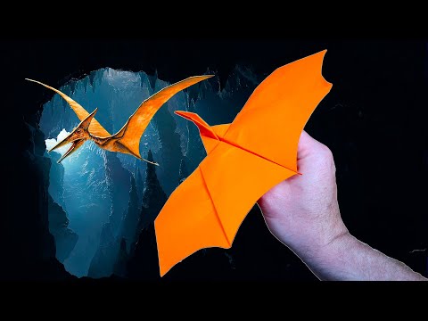 Видео: Как сделать бумажный самолет, который летает как дракон Super Flying Оригами из бумаги