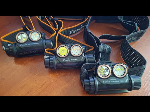 Видео: Сравнение Fenix HM75R vs Fenix HM75R Topaz vs Fenix HM75R Superraptor 3 + дополнительный блок