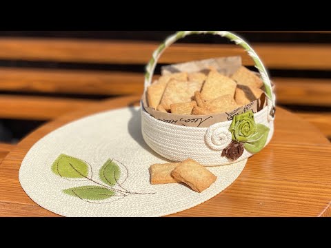 Видео: Мастер-класс "Корзинка из шнура"