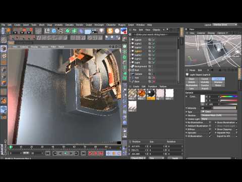 Видео: 52. Видеоурок по Cinema 4d & AE: Построение глянцево-стеклянной композиции