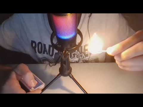 Видео: АСМР спички и другие триггеры + близкий шёпот!