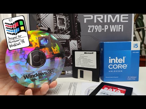 Видео: Возможно ли это? Windows 98 работает на ПК 2024 года (Intel i5 14-го поколения + Z790/DDR5)