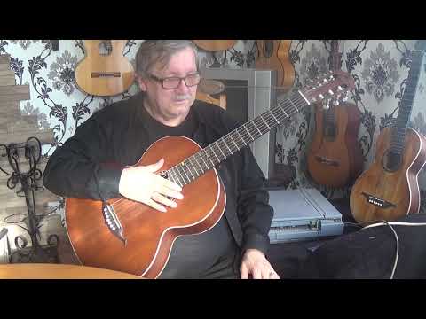 Видео: О. Лукьянчиков "Закат" в русско - цыганском минорном  строе Gm