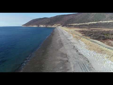 Видео: Магадан 2025 полет 2 от 19 октября по бухте реки Окса DJI 0351