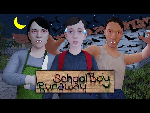 Видео: НИКОГДА НЕ ИГРАЙ В СКУЛБОЙ НОЧЬЮ! - Schoolboy Runaway
