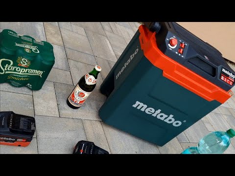 Видео: Холодильный шкаф Metabo KB 18 BL. Он особенный?? Можно ли охлаждать еду, но также и нагревать??