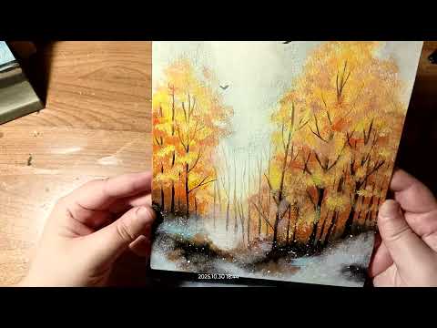 Видео: Пейзажи акрилом. 