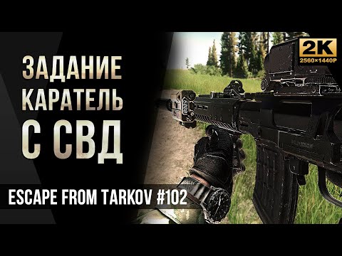 Видео: Задание Каратель с СВД • Escape from Tarkov №102 [2K]