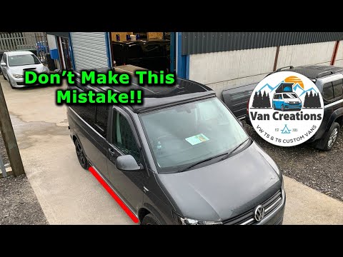 Видео: Почему мы не рекомендуем чёрные боковые дуги! VW Transporter T5 T6
