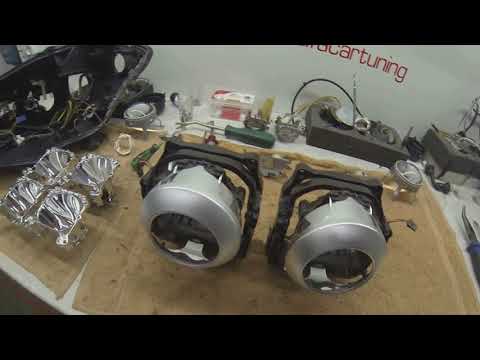 Видео: Ремонт фар Mercedes  W221 в студии света ALFA CAR , замена отражателей, шлифовка и бронь, ремонт птф