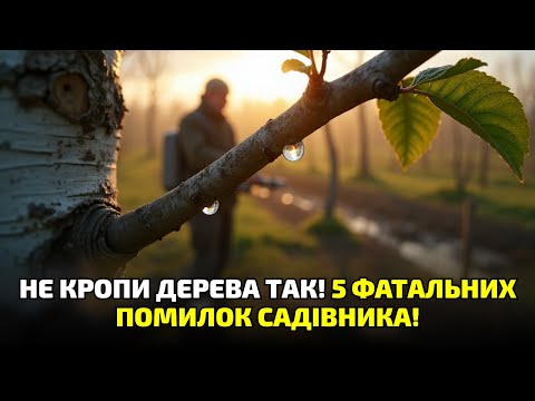 Видео: САД ГНИЄ І ХВОРІЄ? Ось 7 головних помилок, через які ти втрачаєш урожай!