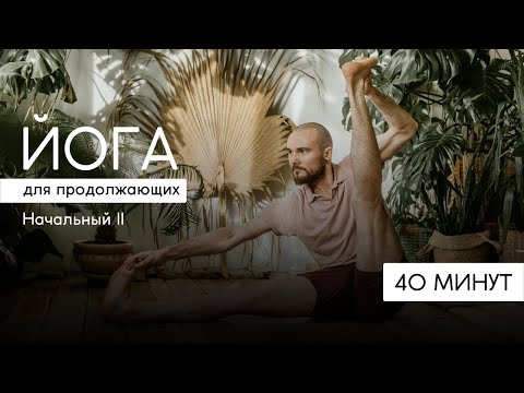 Видео: Практика йоги Айенгара для продолжающих, уровень Начальный II