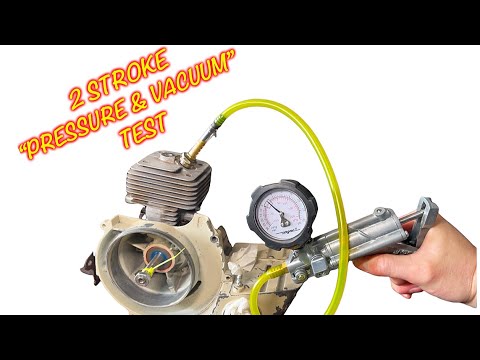 Видео: Как провести испытание двухтактного двигателя под давлением и вакуумом