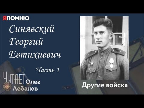 Видео: Синявский Георгий Евтихиевич.  Часть 1. Проект "Я помню" Артема Драбкина. Другие войска.