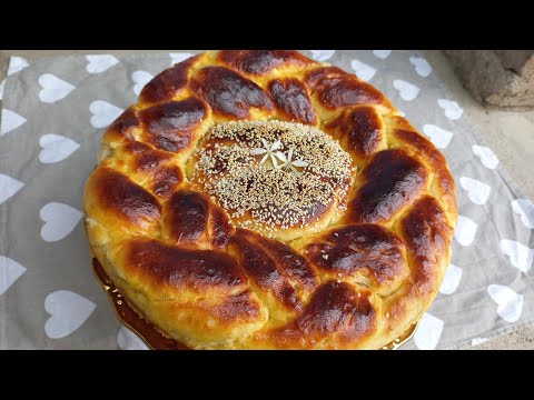 Видео: Կաթնահունց գաթա գեղեցիկ տարբերակով  /Դրոժով գաթա / Пасхальный венок / katnahunc