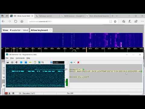 Видео: WebSDR на коротких волнах - обзор сигналов