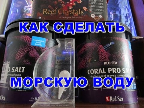 Видео: Как сделать морскую воду