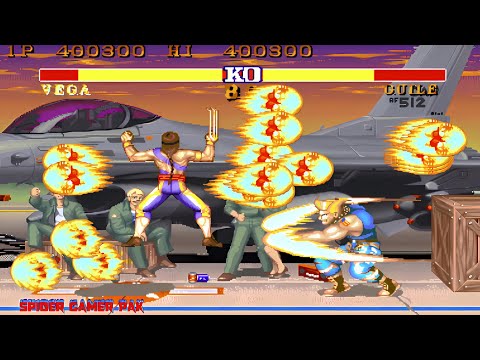 Видео: Street Fighter 2: Потрясающие бои Веги в Thunder Magic Edition 60ᶠᵖˢ HDR