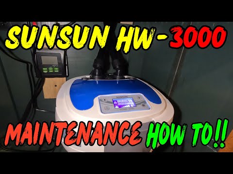Видео: Быстро и просто: SUNSUN HW-3000 4-месячная ОЧИСТКА [фильтр-контейнер]