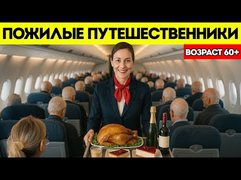 Видео: 15 Бесплатных Вещей, Которые Пожилые Люди Могут Попросить В Самолёте!