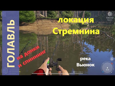 Видео: Русская рыбалка 4 - река Вьюнок - Голавль под корягой