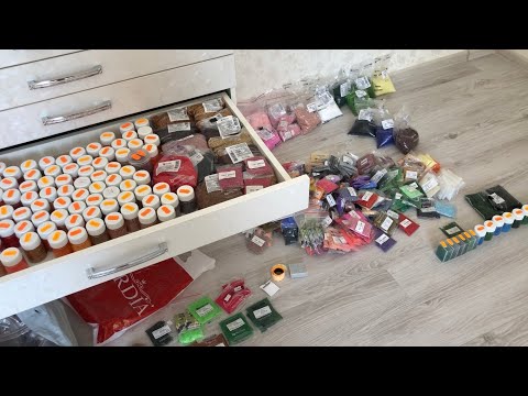 Видео: 393. Проведение ревизии в моих бисерных запасах/содержание 6-ти верхних ящиков бисерного комода😊