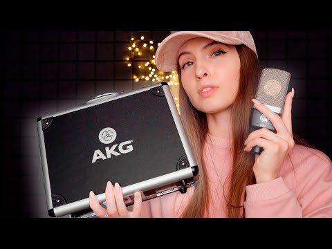 Видео: АСМР ОБЗОР НОВОГО МИКРОФОНА ЗА 26.000 РУБ AKG C214 / NEW MICROPHONE OVERVIEW AKG C214 ASMR