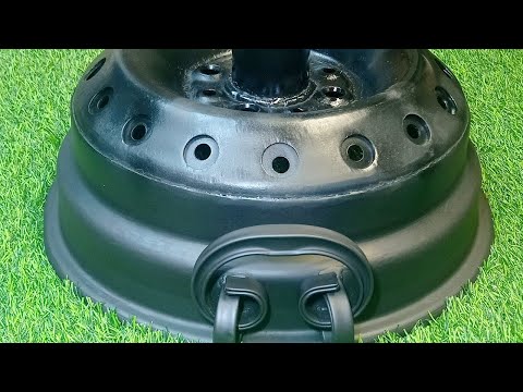 Видео: ШИКАРНАЯ ИДЕЯ из автомобильного диска и тормозного диска. СДЕЛАЙ САМ