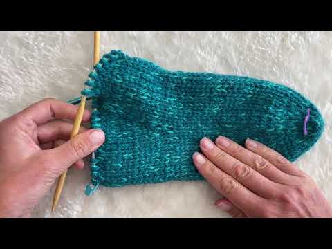 Видео: Носочки за два дня Поворот пятки и манжета / Heel turn and the cuff