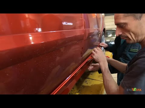 Видео: Установка порогов YUROL на Lada Granta | Проект «Гранта на прокачку»