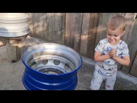 Видео: Renault Premium DXI. Небольшой эксперимент с покраской дисков.