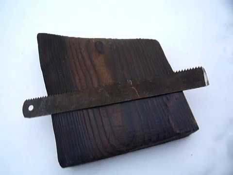 Видео: Нож из полотна Р6М5, делать или нет?.