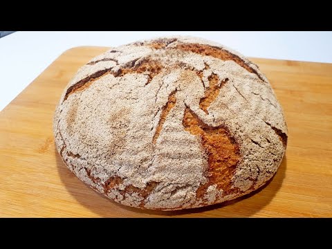 Видео: Финский Ржаной Хлеб на Закваске! Полезная Выпечка! Рецепт без Дрожжей!