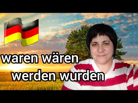 Видео: 91. 😍 waren/werden/wären/wurden. Порівняємо дієслова waren/werden.